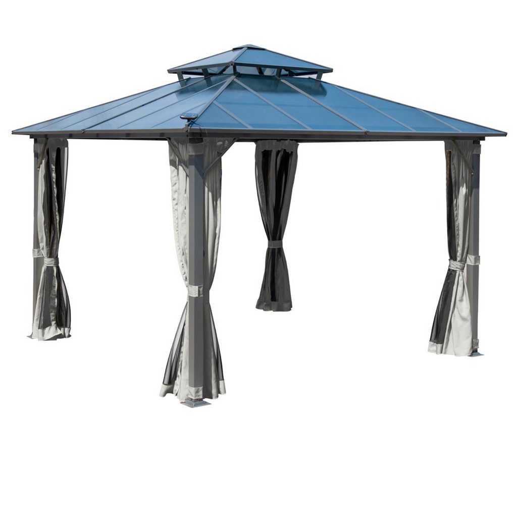 BRAST Pavillon Aluminium Pagode 3,5x3,5m